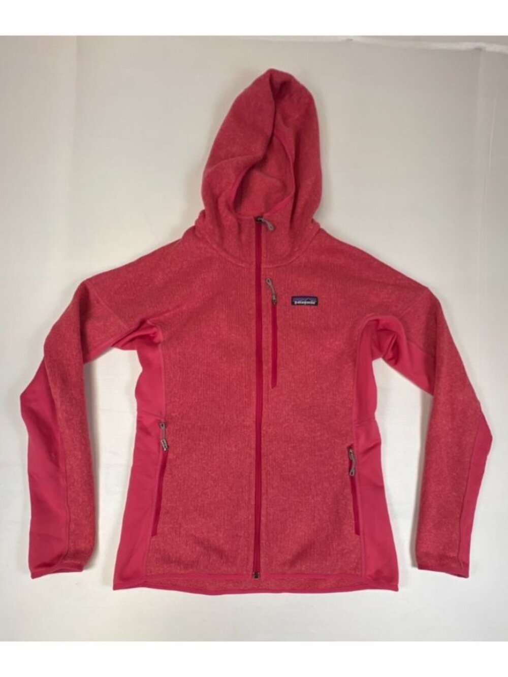 Patagonia Better Sweater Hooded Jacket Women's Medium Pink Full Zip Fleece